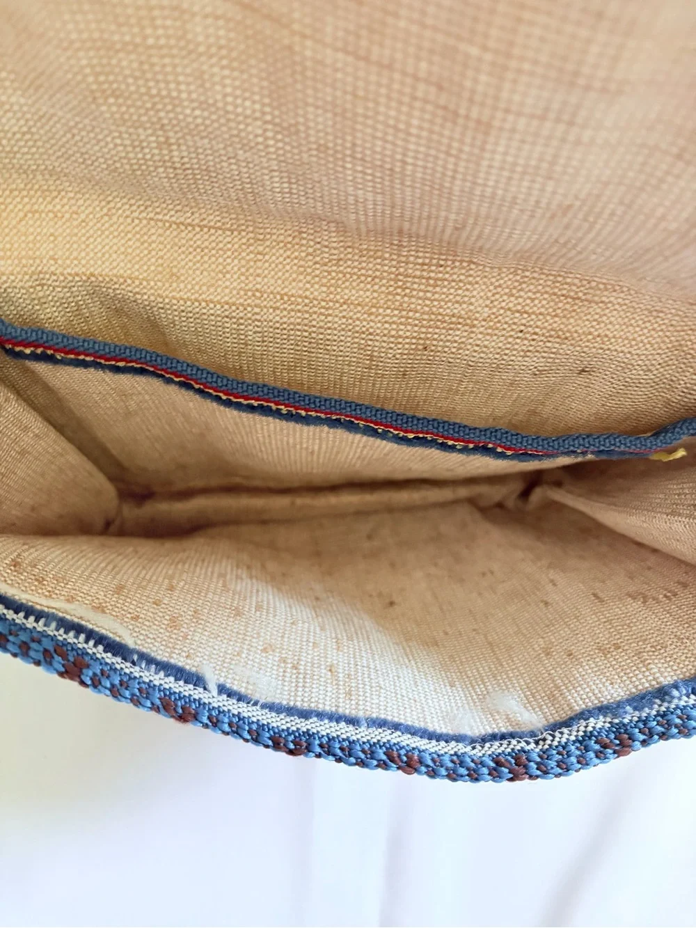 Handwoven Geometric Tapestry Persian Shoulder Bag